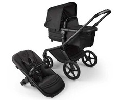 Universalus vežimėlis Bugaboo Fox 5 Noir Limited Edition Juodas Moonlight 2in1