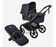 Universalus vežimėlis Bugaboo Fox 5 Renew Deep indigo/Deep indigo/juodas frame 6in1 TRAVEL