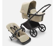 Universalus vežimėlis Bugaboo Fox Cub Desert beige/desert beige/juodas frame 3in1