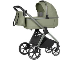 Universalus vežimėlis Carrello Omega 2in1 Deluxe Tropical Žalias 6531