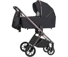 Universalus vežimėlis Carrello Ultra 2in1 Night Juodas
