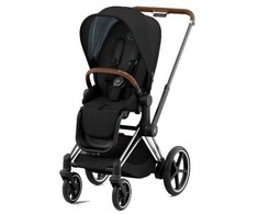 Universalus vežimėlis Cybex Priam V4 Plus Stardust Juodas/Juodas Brown 2in1