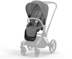 Universalus vežimėlis Cybex Priam V4 Plus Manhattan Pilkas/Chrome Juodas 2in1