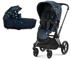 Universalus vežimėlis Cybex Priam V4 SPECIAL EDITION Jewels of Nature 2in1 Rose Gold