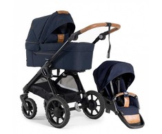 Universalus vežimėlis Emmaljunga Sento Pro Plus Flat 2in1 Outdoor Juodas
