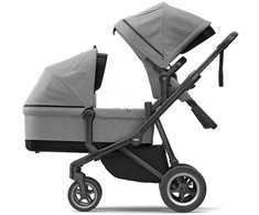 Universalus vežimėlis pametinukams Thule Sleek 2in1 Pilkas Melange