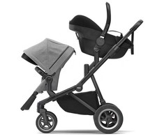 Universalus vežimėlis pametinukams Thule Sleek 2in1 Pilkas Melange