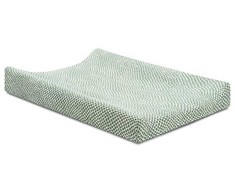 Vystymo lentos trikotažinė paklodė Jersey Snake Ash Žalias 50x70cm Jollein
