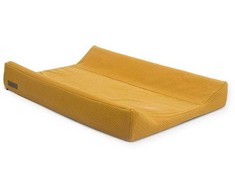 Vystymo lentos užvalkalas Brick Velvet Mustard 50x70cm Jollein