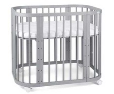 Waldin 5in1 lovytė su čiužinuku Gray