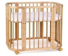 Waldin 5in1 organiškos medvilnės paklodėžių rinkinys 65x93 Baltas