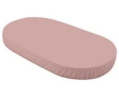 Waldin ekologiškos medvilnės paklodės 73x124 Oval lovytėms Rose