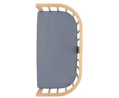 Waldin SIDEBED lovytės 7in1 medvilninė paklodė Graphite