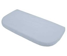 Waldin SIDEBED lovytės 7in1 medvilninė paklodė Mėlyna
