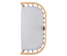 Waldin SIDEBED lovytės 7in1 medvilninė paklodė Gray
