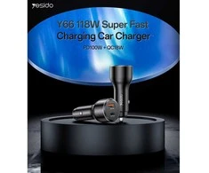 Automatinis įkrovimas Yesido Y65 100W + QC 18W USB + C tipo