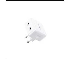Sieninis įkroviklis REMAX RP-U87 35W PD+QC GaN 2×USB-C, greitas