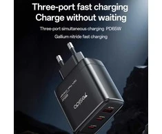 Buit.krov.Yesido YC144 GaN 65W 1XUSB 2XUSB-C