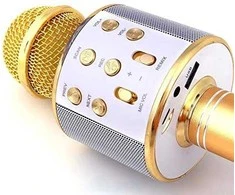 Mikrofonas Royal Song WS-858 auksinis