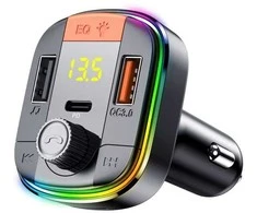 FM moduliat. Luxivox Ibiza T832 QC3.0+PD 3.1A