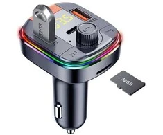 FM moduliat. Luxivox Ibiza T832 QC3.0+PD 3.1A