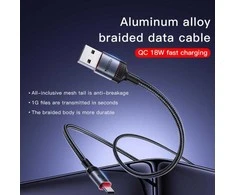 Kab.Yesido CA130C USB to USB-C juodas 18W 2 m