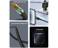 Kab.Yesido CA133L iPhone 12W 2m
