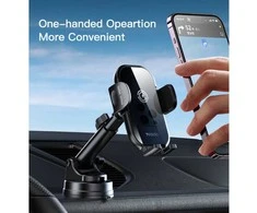 Yesido C197 automobilinis telefono laikiklis su bevieliu krovimu 15W