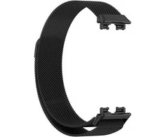 4Wrist Milanese kilpa su magnetiniu užsegimu, skirta Huawei laikrodžio apyrankei 10, 9, 8 – juoda
