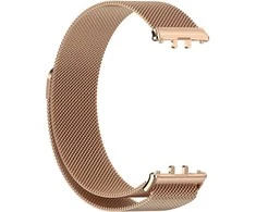 4Wrist Řemínek pro Samsung Fit 3 - Milanese Loop Rose Gold