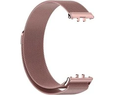 4Wrist „Samsung Fit 3“ dirželis – „Milanese Loop“ rožinis ir rožinis