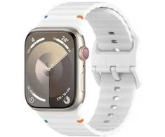 4Wrist Silikoninis dirželis Apple Watch 38/40/41 mm - Baltas