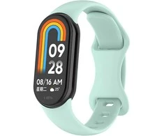 4Wrist Silikoninis dirželis, skirtas „Xiaomi 9“ ir „8“ – šviesiai žalias