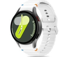 4Wrist Silikoninis dirželis, skirtas „Samsung Galaxy Watch 7“ – baltas