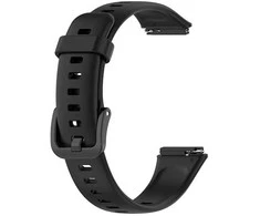 4Wrist Silikoninis dirželis, skirtas Huawei Watch Band 7 - juodas
