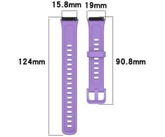 4Wrist Silikoninis dirželis, skirtas Huawei Watch Band 7 – rožinis