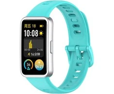 4Wrist Silikoninis dirželis Huawei Watch Band 10, 9, 8 - turkio spalvos