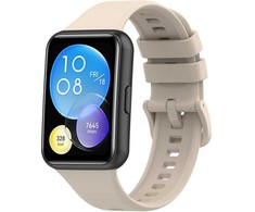 4Wrist Silikoninis dirželis Huawei Watch FIT 2 Active - smėlio spalvos