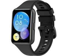 4Wrist Silikoninis dirželis, skirtas Huawei Watch FIT 2 Active - juodas