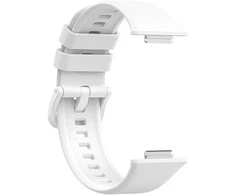 4Wrist Silikoninis dirželis Huawei Watch FIT 2 Active - baltas