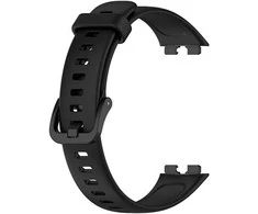 4Wrist Silicone strap for Huawei Watch Band 10, 9, 8 - Juodas