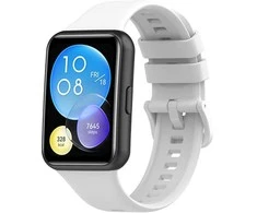 4Wrist Silikoninis dirželis Huawei Watch FIT 2 Active - baltas