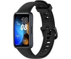 4Wrist Silicone strap for Huawei Watch Band 10, 9, 8 - Juodas