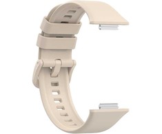 4Wrist Silikoninis dirželis Huawei Watch FIT 2 Active - smėlio spalvos
