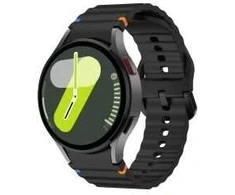 4Wrist Silicone strap for Samsung Galaxy Watch 7 - Juodas