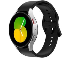 4Wrist Silikoninis dirželis, skirtas Samsung Galaxy Watch 6/5/4 – juodas
