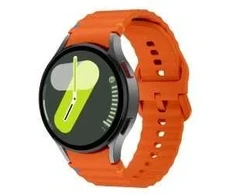 4Wrist Silicone strap for Samsung Galaxy Watch 7 - Oranžinis