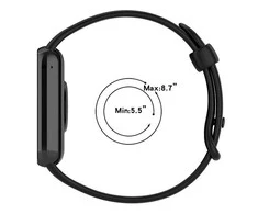 4Wrist Silicone strap for Xiaomi 9 Pro and 8 Pro - Oranžinis