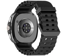 4Wrist Silikoninis sportinis dirželis, skirtas „Samsung Galaxy Watch 8“ – juodas