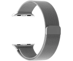 4Wrist Plieninis „Milan Pull“, skirtas „Apple Watch“ laikrodžiui – sidabrinis 38/40/41 mm